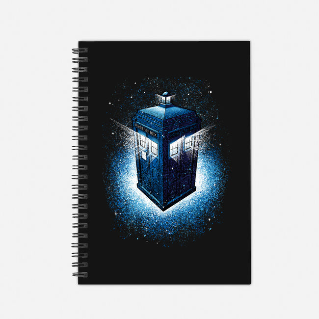 Tardis Splash-None-Dot Grid-Notebook-Tronyx79