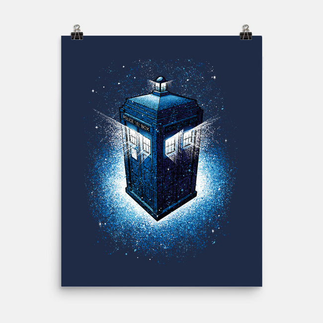 Tardis Splash-None-Matte-Poster-Tronyx79