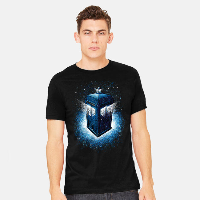 Tardis Splash-Mens-Heavyweight-Tee-Tronyx79