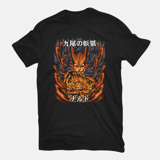 The Ninja Of The Nine Tails-Mens-Premium-Tee-Diego Oliver