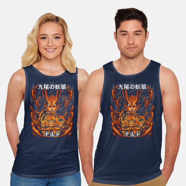 The Ninja Of The Nine Tails-Unisex-Basic-Tank-Diego Oliver