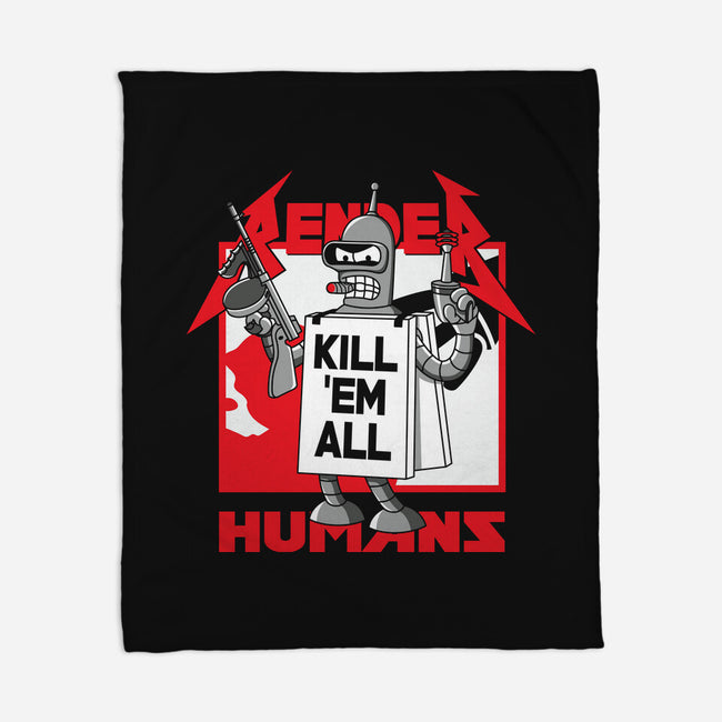 Kill Em All-None-Fleece-Blanket-Xentee