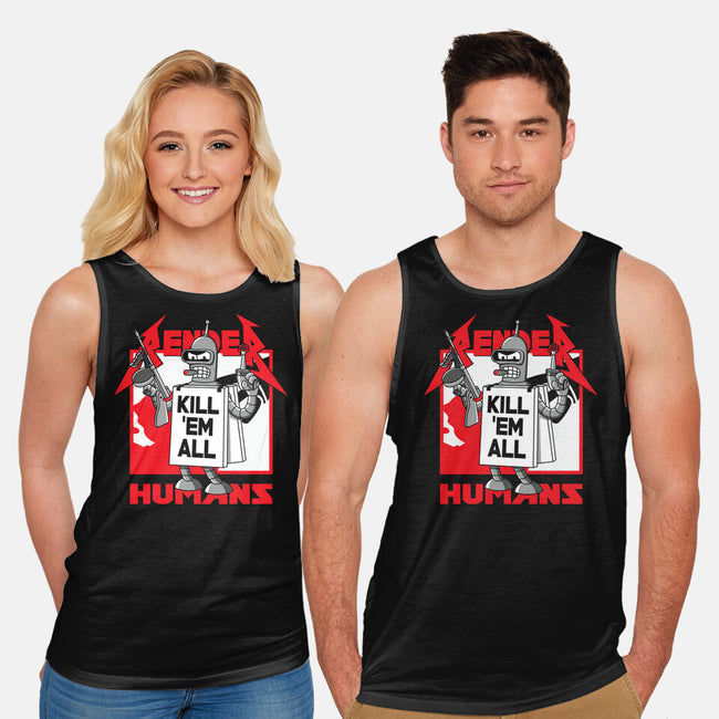 Kill Em All-Unisex-Basic-Tank-Xentee