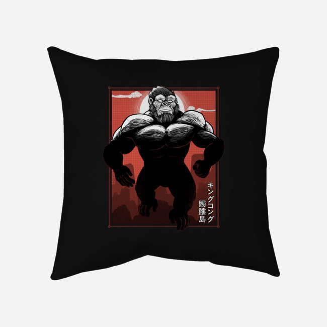 Mighty Kong-None-Removable Cover-Throw Pillow-Astrobot Invention