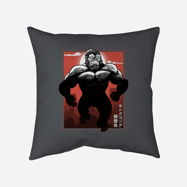 Mighty Kong-None-Removable Cover-Throw Pillow-Astrobot Invention