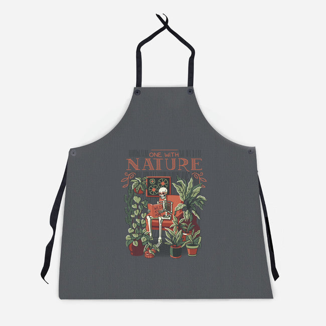 I Am One With Nature-Unisex-Kitchen-Apron-tobefonseca