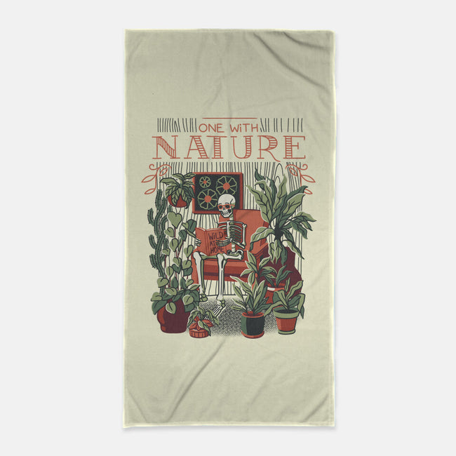 I Am One With Nature-None-Beach-Towel-tobefonseca