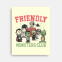 Friendly Monsters Club-None-Stretched-Canvas-momma_gorilla