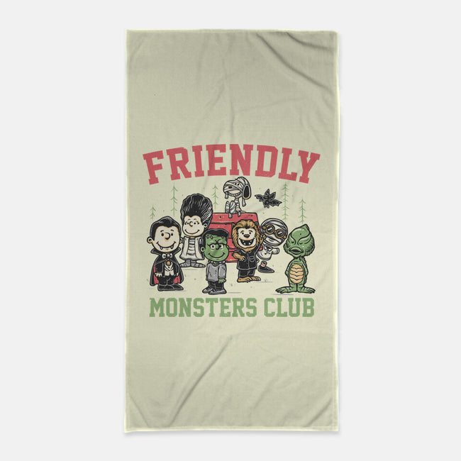 Friendly Monsters Club-None-Beach-Towel-momma_gorilla