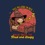 Witch Sleeping In Bed-Mens-Basic-Tee-Studio Mootant