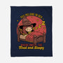 Witch Sleeping In Bed-None-Fleece-Blanket-Studio Mootant