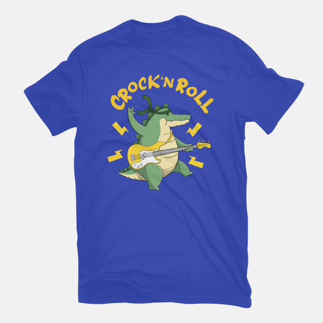 Crock N Roll-Womens-Fitted-Tee-Tri haryadi