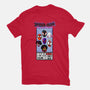 Corner Box Heads-Womens-Fitted-Tee-Afire