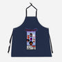 Corner Box Heads-Unisex-Kitchen-Apron-Afire