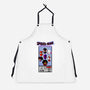 Corner Box Heads-Unisex-Kitchen-Apron-Afire