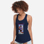 Corner Box Heads-Womens-Racerback-Tank-Afire