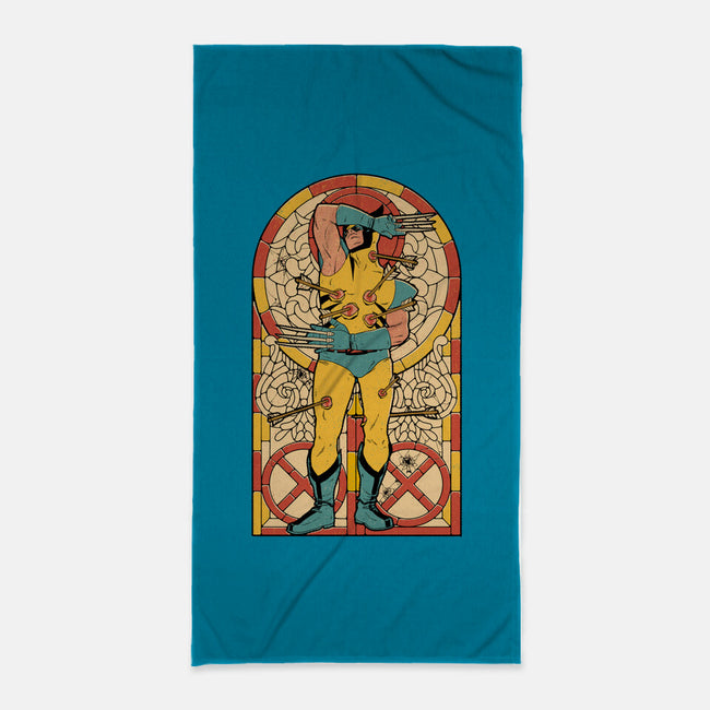 Blessed Beast-None-Beach-Towel-Hafaell