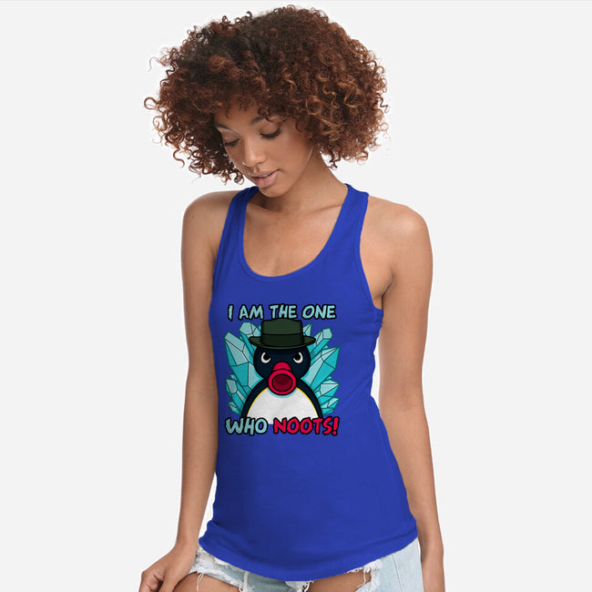 The One Who Noots-Womens-Racerback-Tank-Raffiti