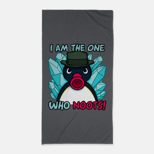 The One Who Noots-None-Beach-Towel-Raffiti