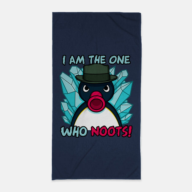 The One Who Noots-None-Beach-Towel-Raffiti