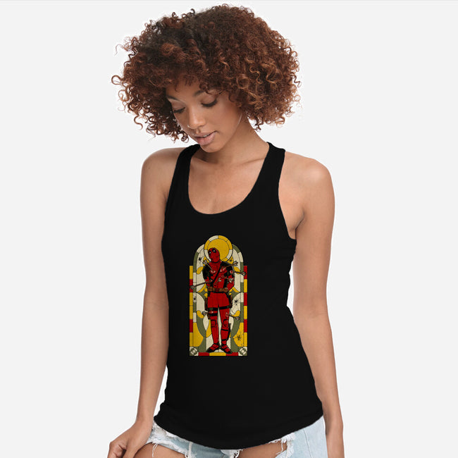 Guardian Of Chaos-Womens-Racerback-Tank-Hafaell