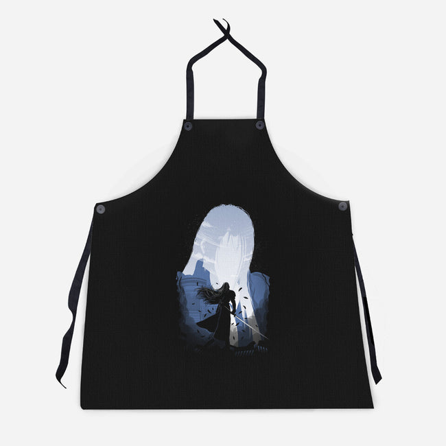 Evil Angel-Unisex-Kitchen-Apron-Donnie