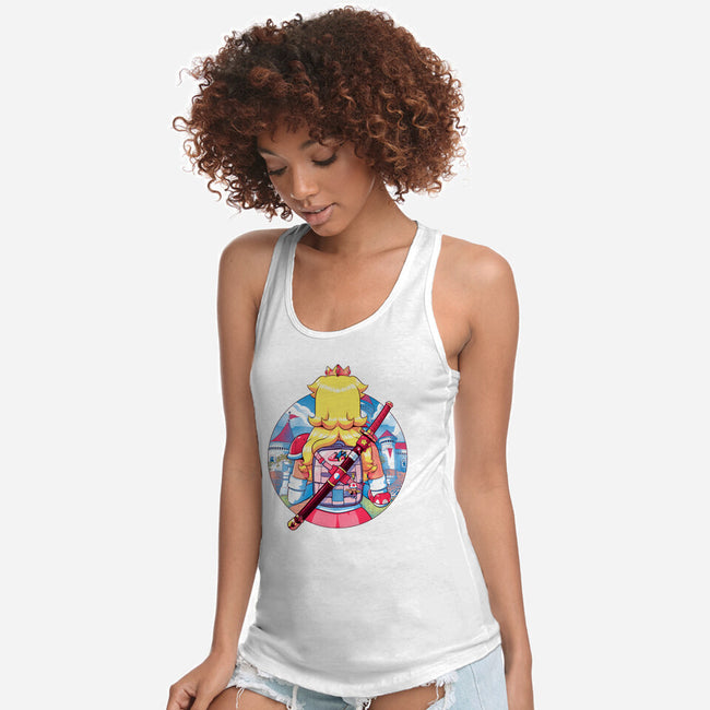 Spring Princess-Womens-Racerback-Tank-Bruno Mota