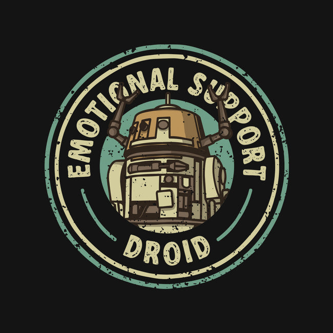 Emotional Support Droid-None-Fleece-Blanket-retrodivision