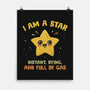 I Am A Star-None-Matte-Poster-kg07