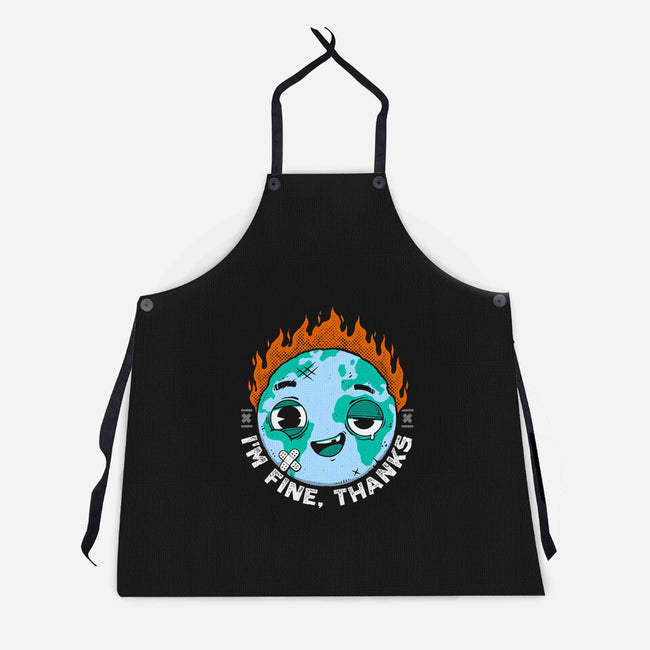 I'm Fine Thanks-Unisex-Kitchen-Apron-StudioM6