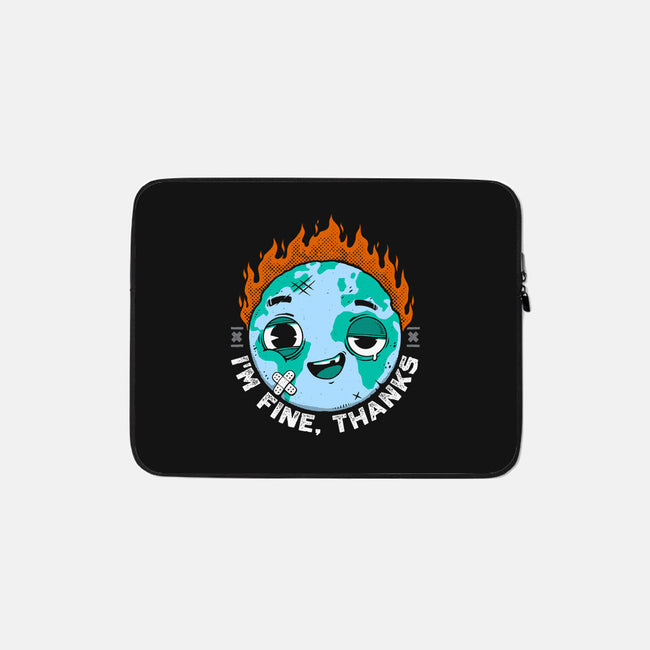 I'm Fine Thanks-None-Zippered-Laptop Sleeve-StudioM6