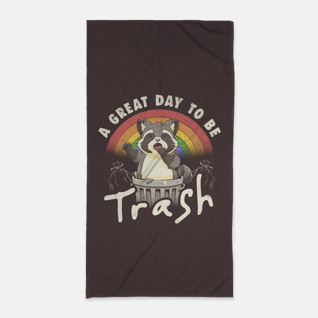 A Great Day To Be Trash-None-Beach-Towel-koalastudio