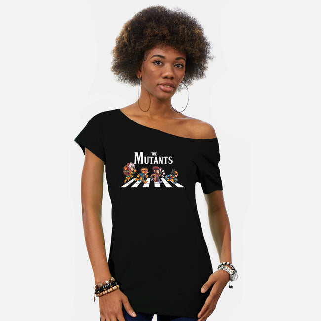 The Mutants-Womens-Off Shoulder-Tee-2DFeer