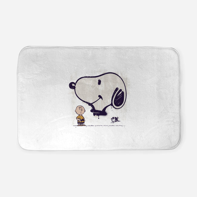 Friendly Graffiti-None-Memory Foam-Bath Mat-sebasebi