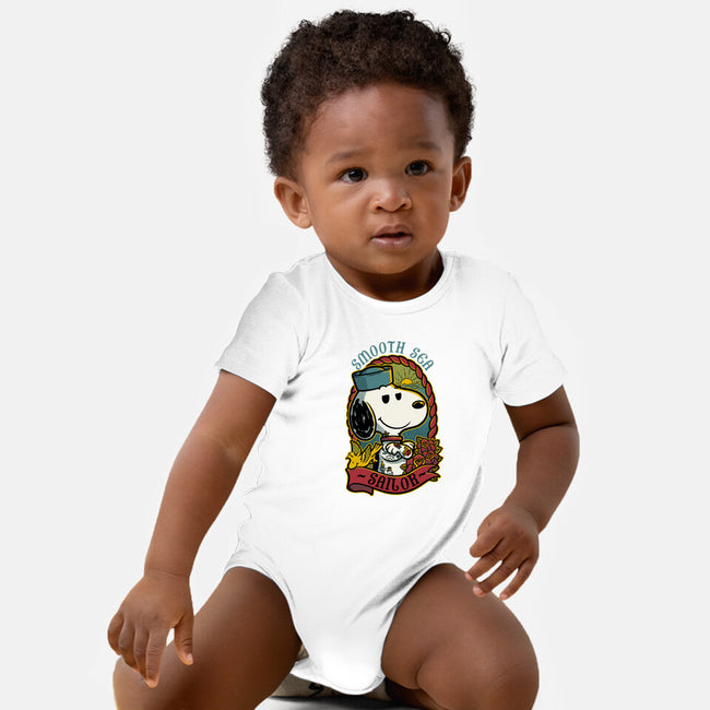 Beagle Sailor Tattoo-Baby-Basic-Onesie-Studio Mootant