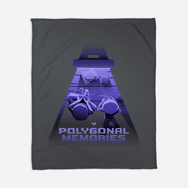 Polygonal Memories-None-Fleece-Blanket-estudiofitas