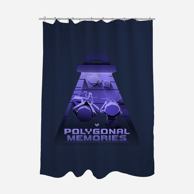 Polygonal Memories-None-Polyester-Shower Curtain-estudiofitas