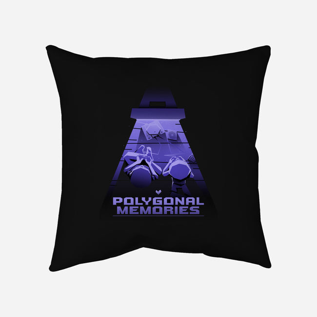 Polygonal Memories-None-Removable Cover-Throw Pillow-estudiofitas