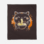 Soul Of The Ramen Cat-None-Fleece-Blanket-Donnie