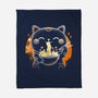 Soul Of The Ramen Cat-None-Fleece-Blanket-Donnie