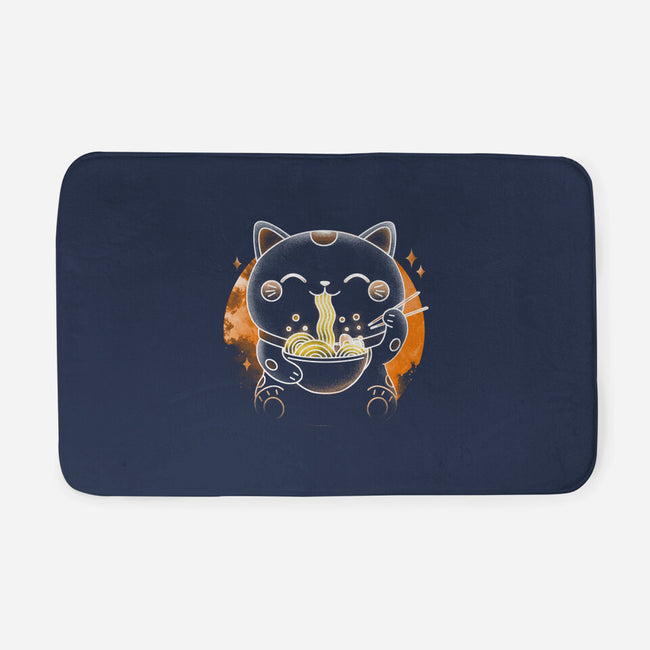 Soul Of The Ramen Cat-None-Memory Foam-Bath Mat-Donnie