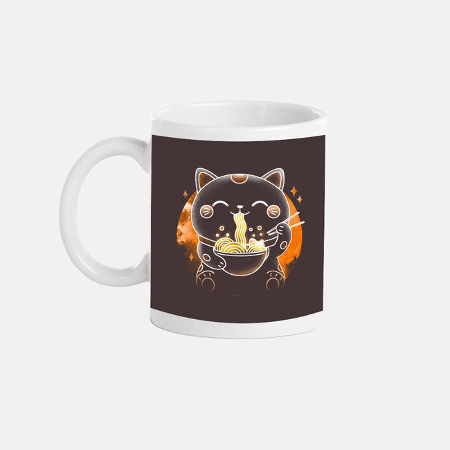 Soul Of The Ramen Cat-None-Mug-Drinkware-Donnie