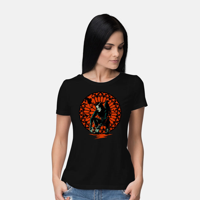 A Dark Vengeance-Womens-Basic-Tee-Hafaell