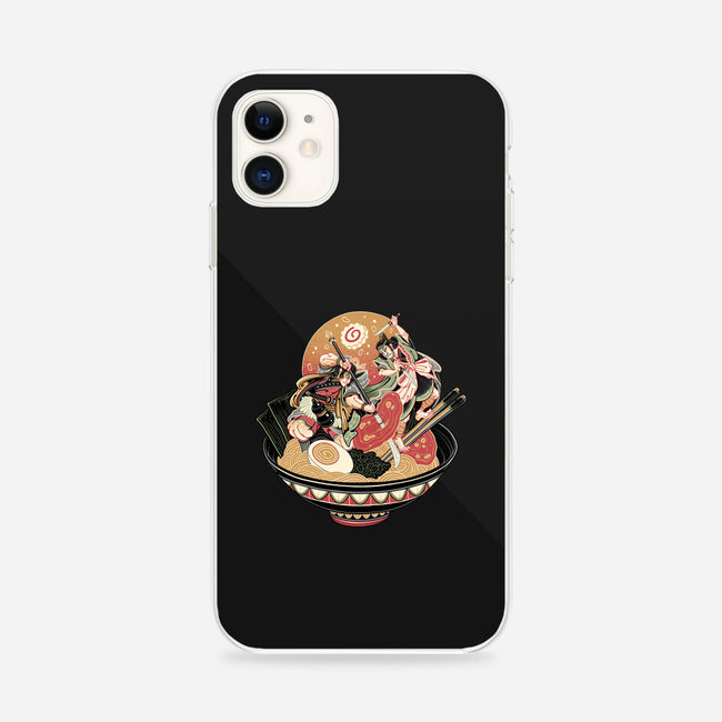 Noodle Fight-iPhone-Snap-Phone Case-momma_gorilla