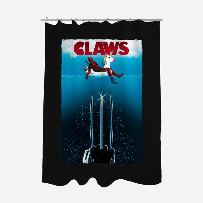 CLAWS-None-Polyester-Shower Curtain-Fran