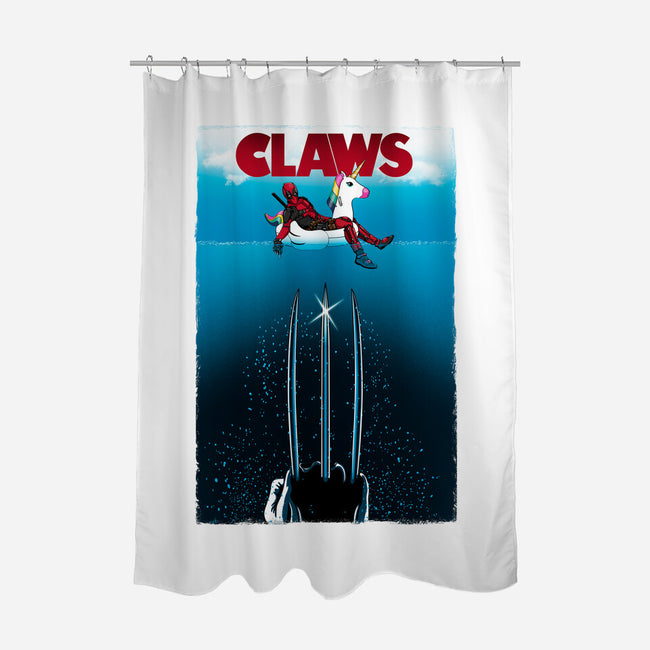 CLAWS-None-Polyester-Shower Curtain-Fran