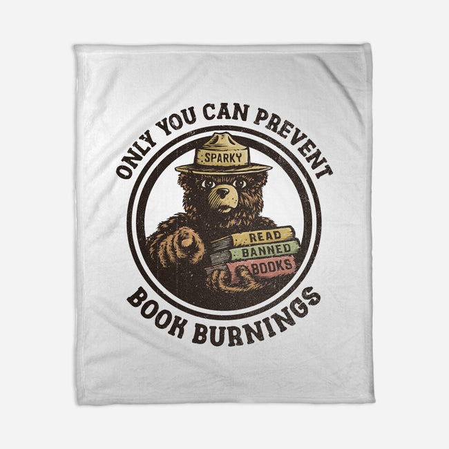 Only You Can Prevent Book Burnings-None-Fleece-Blanket-kg07