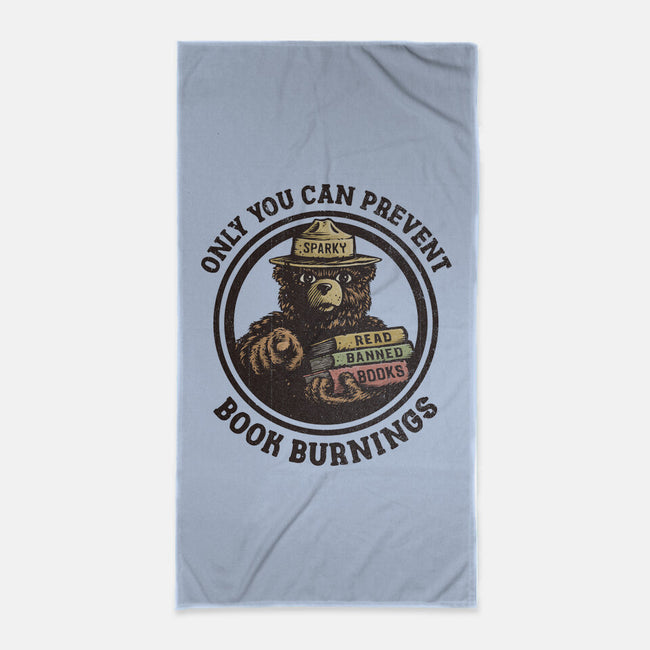 Only You Can Prevent Book Burnings-None-Beach-Towel-kg07