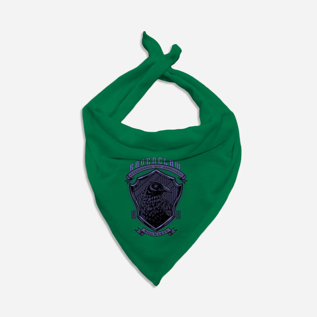 Violet Crow Emblem-Dog-Bandana-Pet Collar-Astrobot Invention