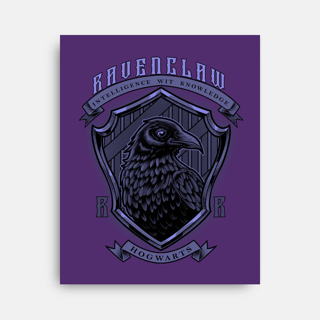 Violet Crow Emblem-None-Stretched-Canvas-Astrobot Invention